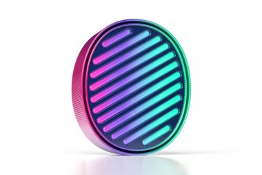 Renkli kumarhane yazı tipi. Pırıl pırıl ve parlak tasarlanmış 0 numaralı mavi turkuaz gradyan. Yüksek kalite 3B görüntüleme.