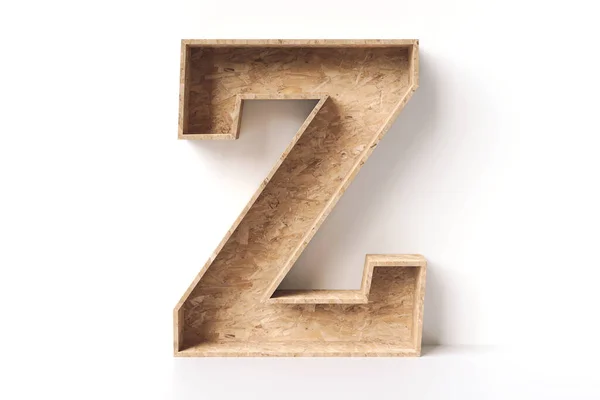 Holzkastenaufsteller Form Des Buchstabens Mit Leeren Flächen Produkte Wie Bücher — Stockfoto