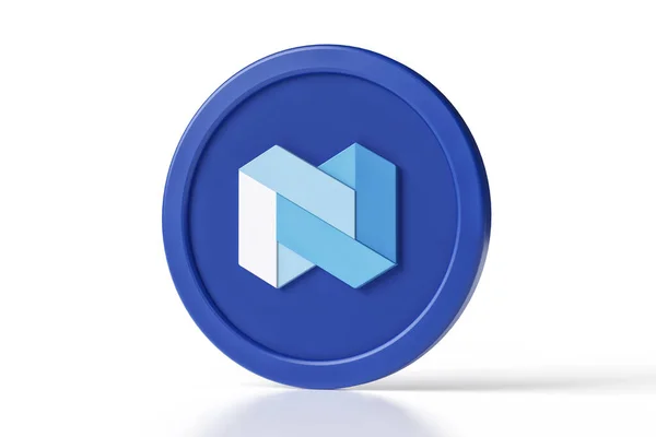 Иконка Nexo Cryptocurrency Изолирована Белом Фоне Дизайн Подходящий Концепции Цифрового — стоковое фото