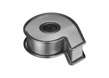 Zarif cilalı metal 3D harfler poster, web, reklam ve modern tasarım projeleri için uygun. Isometric numara 9.