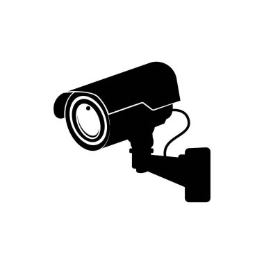 CCTV vektör simgesi basit tasarım