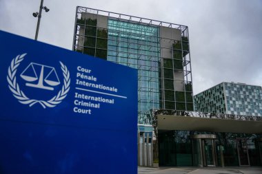 Lahey, Hollanda - 28 Aralık 2023: Lahey 'de Uluslararası Ceza Mahkemesi ICC CPI binası.