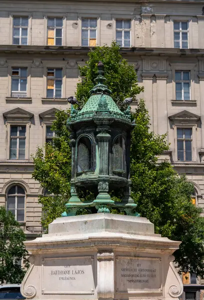 stock image Budapest, Hungary: June 16, 2024: Lajos Batthyanyi Eternal Flame