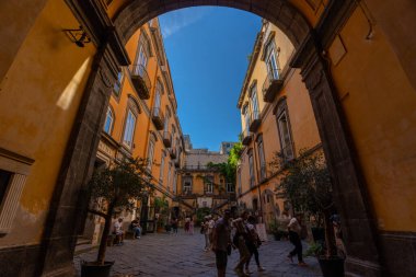 Napoli, İtalya - 23 Mayıs 2024: Marigliano Sarayı.