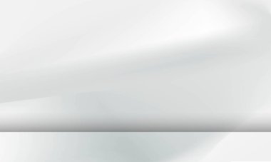 Beyaz soyut zarif modern arka plan. Dalga gradyan tasarım tarzı. Boşluk kavramı.