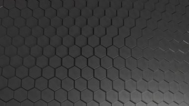 Metal Hexagon Videoloop Arkaplan Döngüsü Canlandırması. Yüksek kalite 4k görüntü