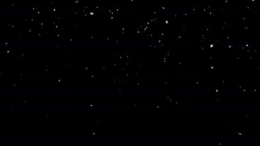 Birleşim için saydam arkaplanı olan 3 boyutlu kar animasyonu. 4K kar animasyonu. Yüksek kalite 4k görüntü,