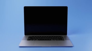 Krom anahtarlama için yeşil ekranlı Modern Notebook animasyonu. Yüksek kaliteli FullHD görüntüler