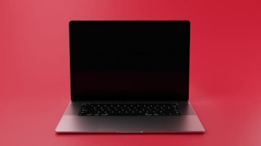 Krom anahtarlama için yeşil ekranlı Modern Notebook animasyonu. Yüksek kaliteli FullHD görüntüler