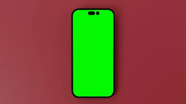 Animated smartphone with greenscreen display and background for app commercials, mockup show cases, mobile Website Presentations etc. High quality 4k footage