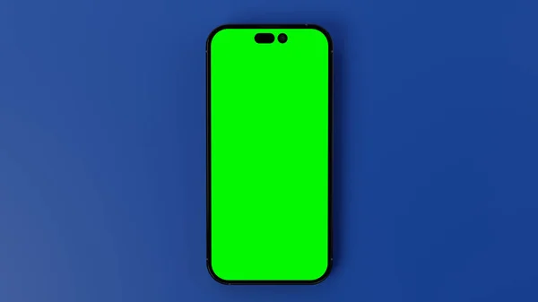 Animated smartphone with greenscreen display and background for app commercials, mockup show cases, mobile Website Presentations etc. High quality 4k footage