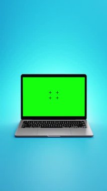 Tiktok ve diğer portre modu uygulamaları için yeşil ekranı büyüt. Yüksek kalite 4k görüntü