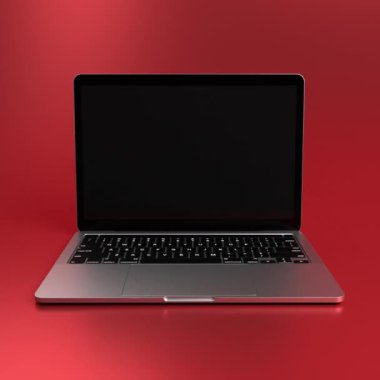 Instagram tanıtımı, reklamcılık, modelleme, web sitesi gezintileri vb. için ekran ve arka planda krom anahtarı olan dizüstü bilgisayar. Yüksek kaliteli FullHD görüntüler