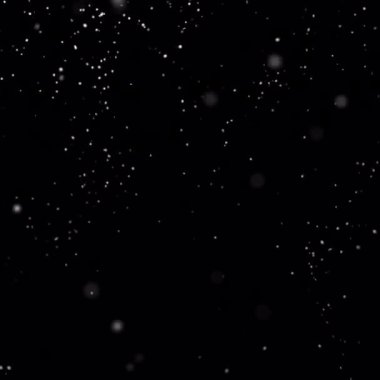  Dikey videolar için alfa kanalı ile 3D kar yağışı. Yüksek kalite 4k görüntü