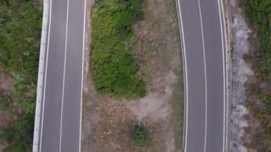 Sardunya dağ yolu. Yüksek kalite 4k görüntü