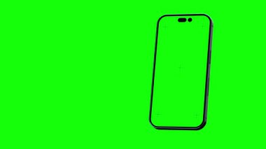 Girip çıkan akıllı telefon animasyonları. Yüksek kalite 4k görüntü