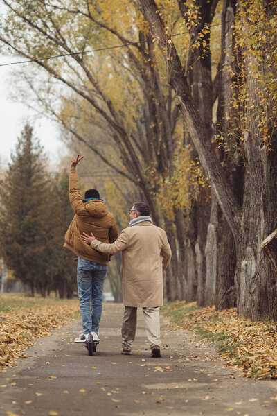 Multicultural friendship of people of different ages. Friends have fun together.