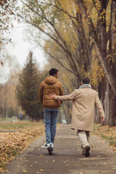 Multicultural friendship of people of different ages. Friends have fun together.