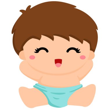Renkli Eğlenceli Mutlu Tatlı Çocuk Çocuk Oyuncak Çizgi Film Vektörü Clipart Çıkartma Arkaplan Dekorasyonuyla Oynuyor