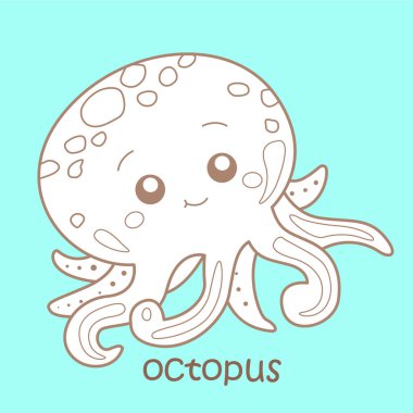 Ahtapot Sözcük Hazinesi Okulu Dersinin O Alfabesi Dijital Mühür Özeti