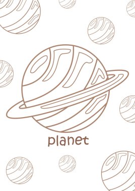 Kelime Hazinesi Gezegeni Ders Etkinliği Çizgi Filmi Çocuklar ve Yetişkinler İçin Boyama Alfabesi P