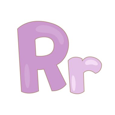 Sözcük Hazinesi Okul Dersi Çizim Çizimi Vektörü Clipart Çıkartma Arkaplanı Dekorasyonu 'nun R alfabesi