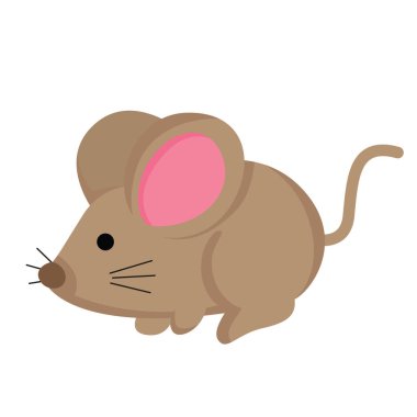 Fare Fare Hayvanı Çizgi Film Vektörü Clipart Yapıştırma Arkaplanı
