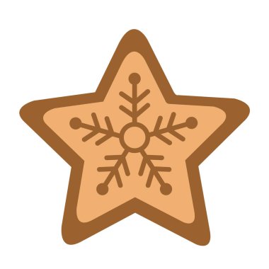 Renkli Sevimli Yıldız Noel Süslemeleri Nesne Aksesuarları Çizgi Film Çizimi Vektör Clipart Çıkartması