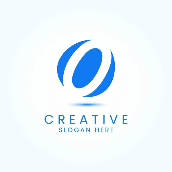 Modern Harf O logo simgesi tasarım Vektör şablon elementleri