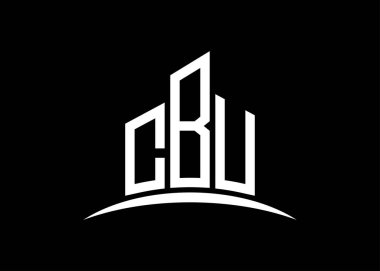 CBU harfi, vektör monogram logo tasarım şablonu oluşturuyor. CBU logosu oluşturuluyor.