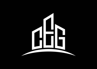 Mektup CEG, vektör monogram logo tasarım şablonu oluşturuyor. CEG logosu oluşturuluyor.