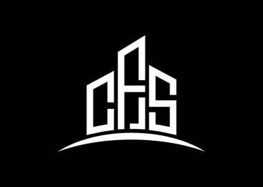 CFS harfi, vektör monogram logo tasarım şablonu oluşturuyor. CFS logosu oluşturuluyor.