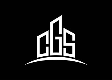 Harf CGS vektör monogram logo tasarım şablonu oluşturuyor. CGS logosu oluşturuluyor.