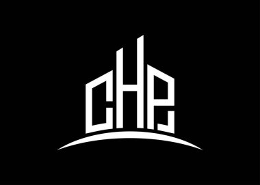 CHP harfleri vektör monogram logo tasarım şablonu oluşturuyor. CHP logosu oluşturuluyor.