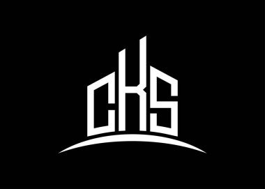 Harf CKS vektör monogram logo tasarım şablonu oluşturuyor. CKS logosu oluşturuluyor.