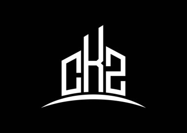 CKZ harfi, vektör monogram logo tasarım şablonu oluşturuyor. CKZ logosu oluşturuluyor.