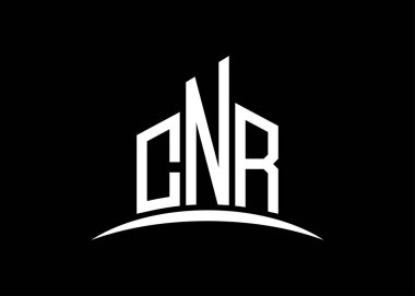 CNR harfi, vektör monogram logo tasarım şablonu oluşturuyor. CNR logosu oluşturuluyor.