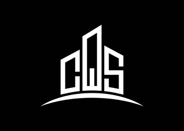 Harf CQS vektör monogram logo tasarım şablonu. CQS logosu oluşturuluyor.