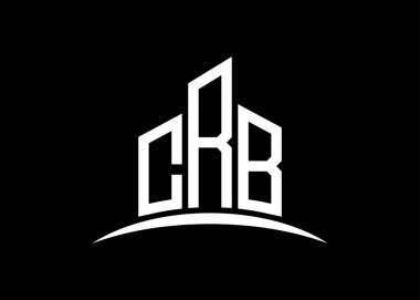 CRB harfi, vektör monogram logo tasarım şablonu oluşturuyor. CRB logosu oluşturuluyor.