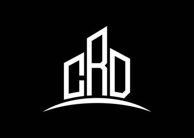 CRD harfi, vektör monogram logo tasarım şablonu oluşturuyor. CRD logosu oluşturuluyor..