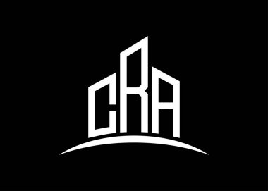 Harf CRA vektör monogram tasarım şablonu oluşturuyor. CRA logosu oluşturuluyor.