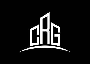 Harf CRG vektör monogram logo tasarım şablonu oluşturuyor. CRG logosu oluşturuluyor.
