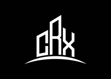 CRX harfi, vektör monogram logo tasarım şablonu oluşturuyor. CRX logosu oluşturuluyor.