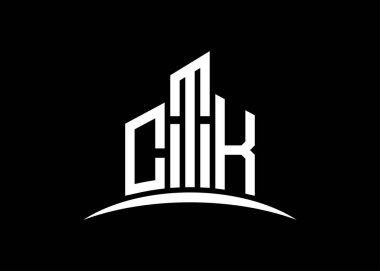 CTK harfi, vektör monogram logo tasarım şablonu oluşturuyor. CTK logosu oluşturuluyor.