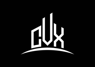 CVX harfi, vektör monogram logo tasarım şablonu oluşturuyor. CVX logosu oluşturuluyor.