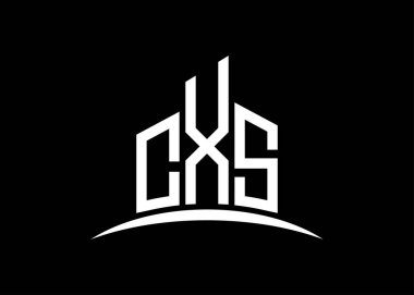 Harf CXS vektör monogram logo tasarım şablonu oluşturuyor. CXS logosu oluşturuluyor.