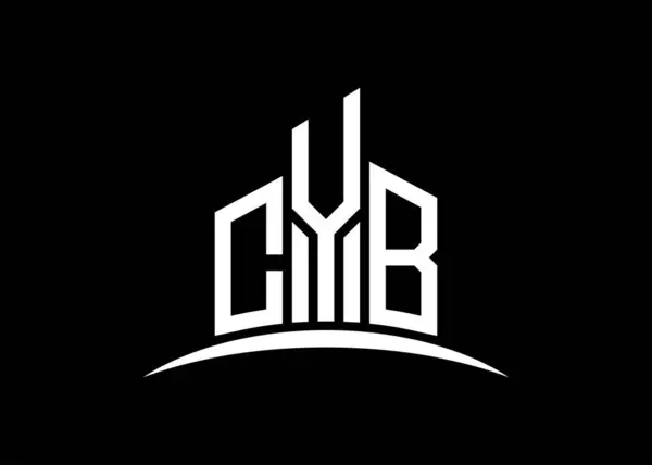 CYB harfi, vektör monogram logo tasarım şablonu oluşturuyor. CYB logosu oluşturuluyor.