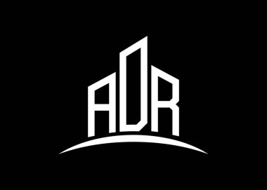 ADR harfleri vektör monogram logo tasarım şablonu oluşturuyor. ADR logosu oluşturuluyor.