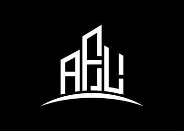 AFL harfi, vektör monogram logo tasarım şablonu oluşturuyor. AFL logosu oluşturuluyor,