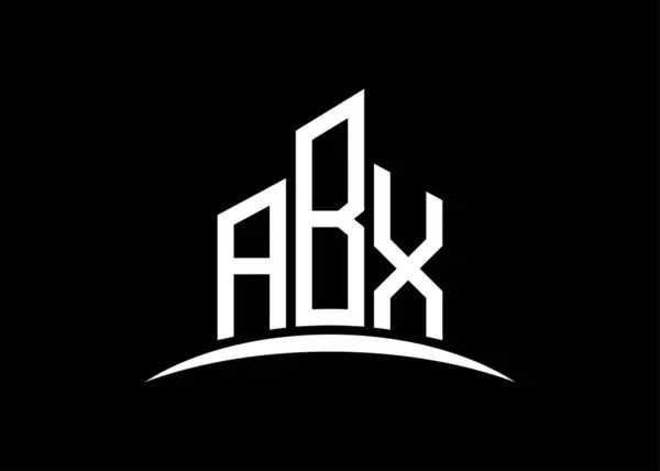 ABX harfi, vektör monogram logo tasarım şablonu oluşturuyor. ABX logosu oluşturuluyor.